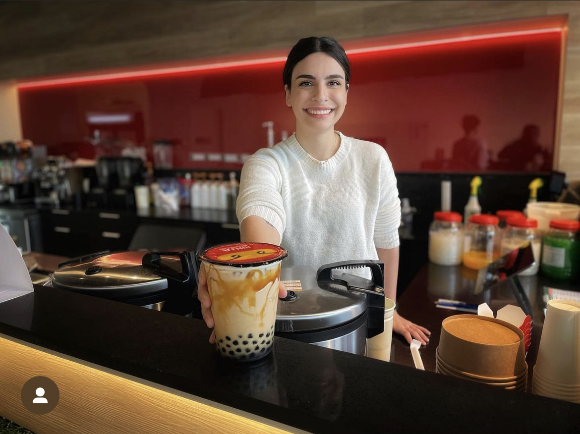Ninja Bubble Tea restaurant interior showing modern design and welcoming atmosphere